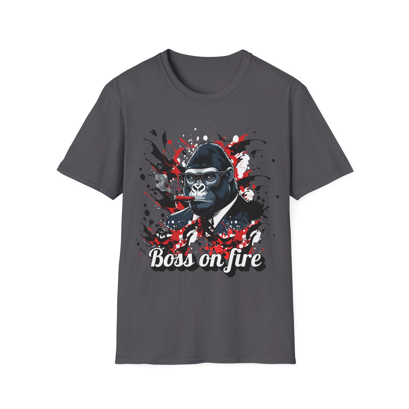 Boss on Fire Unisex T-Shirt, Funny Graphic Tee, Unique Gift, Casual Wear, Motivational Shirt
