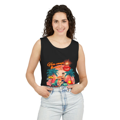 Retro Summer Vibes Tank Top Here comes the sun