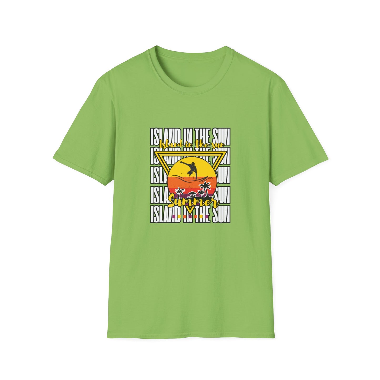 Island in the Sun Unisex Softstyle T-Shirt -Beach Vibes
