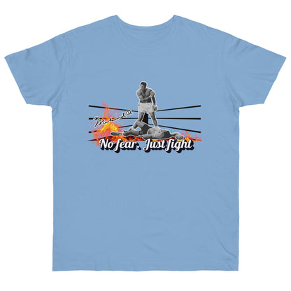 No Fear Just Fight T-Shirt, Motivational Shirt Muhammad Ali