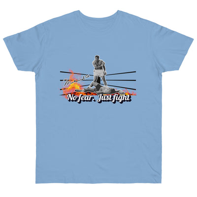 No Fear Just Fight T-Shirt, Motivational Shirt Muhammad Ali