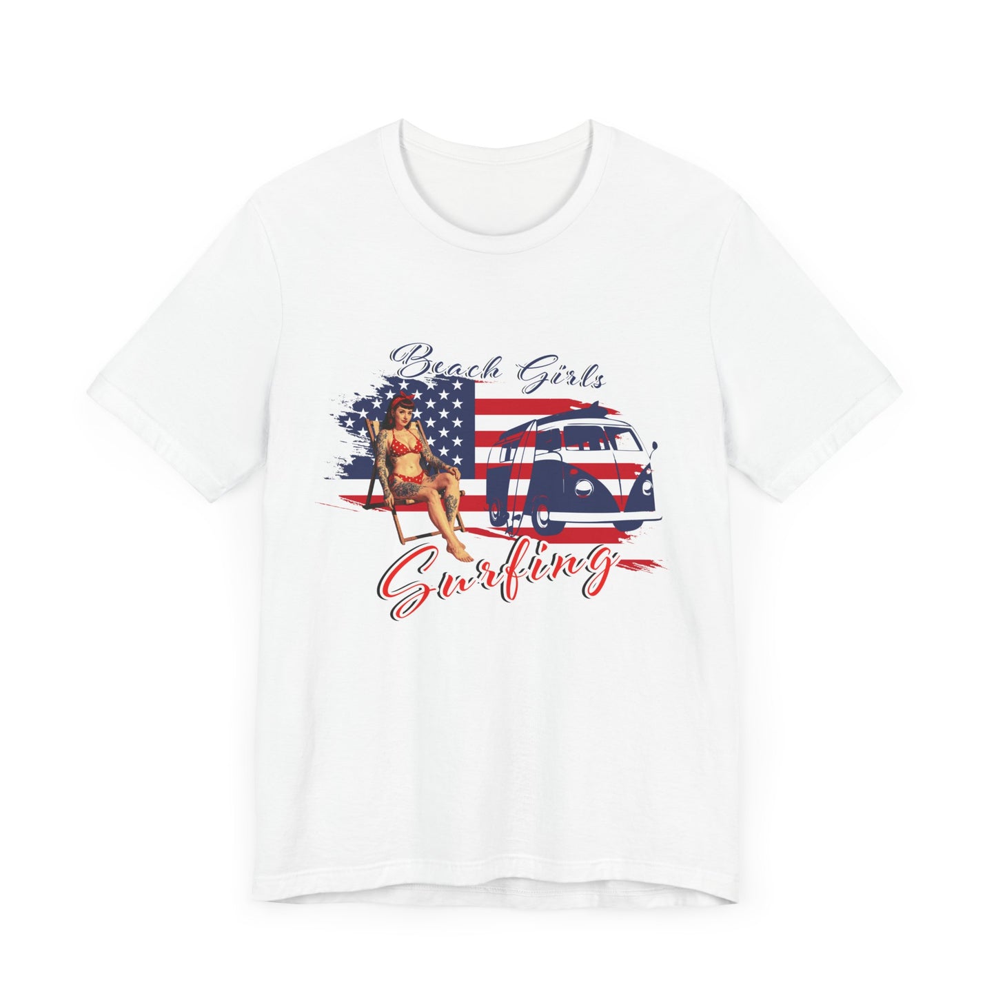 Beach Girls Surfing USA