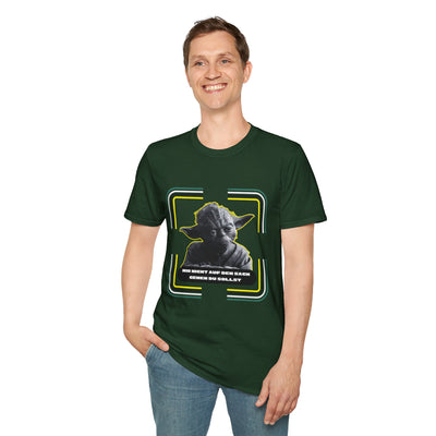 Yoda-Inspired Unisex T-Shirt - 'MIR NICHT AUF DEN... GEHEN DU SOLLST'