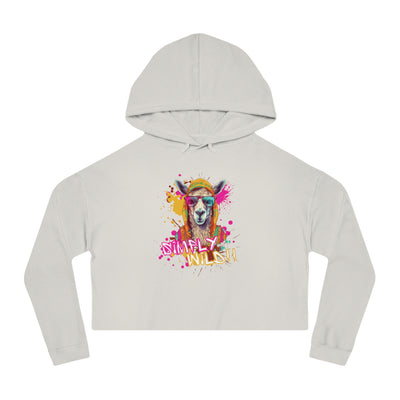 Urban Wilds Crop Hoodie - Colorful Graffiti Inspired Design