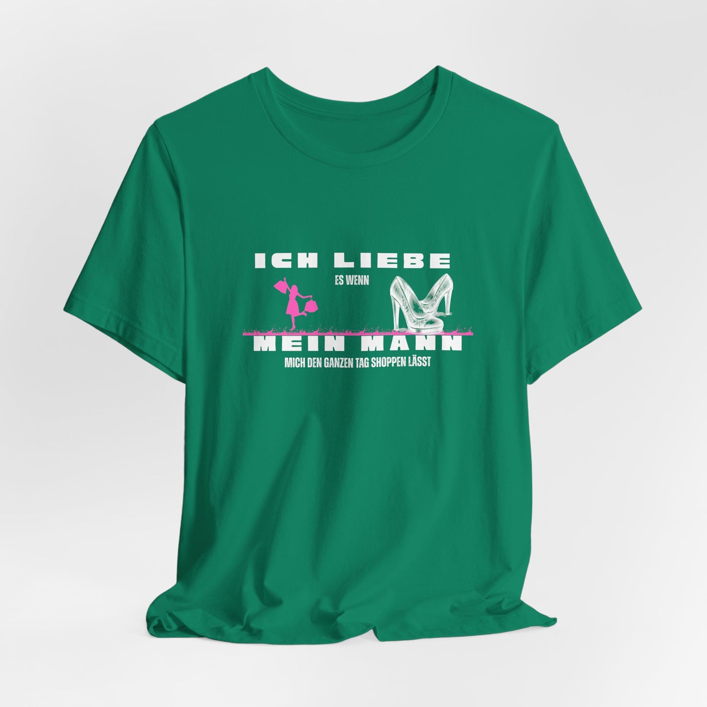 I Love My Husband "Shopping" Unisex Jersey Short Sleeve Tee