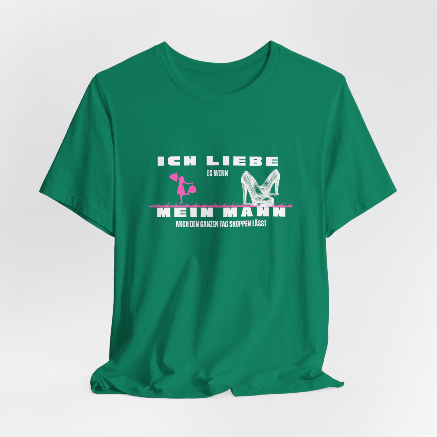 Ich liebe mein Mann "Shopping" Unisex Jersey Short Sleeve Tee