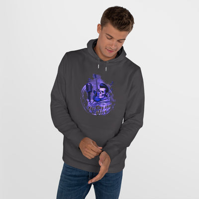 Rock 'n' Roll King Hooded Sweatshirt - 'The King Still Alive' Graphic
