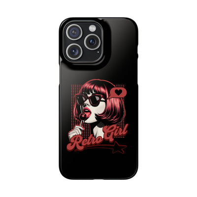 Retro Girl Snap Case Handyhülle