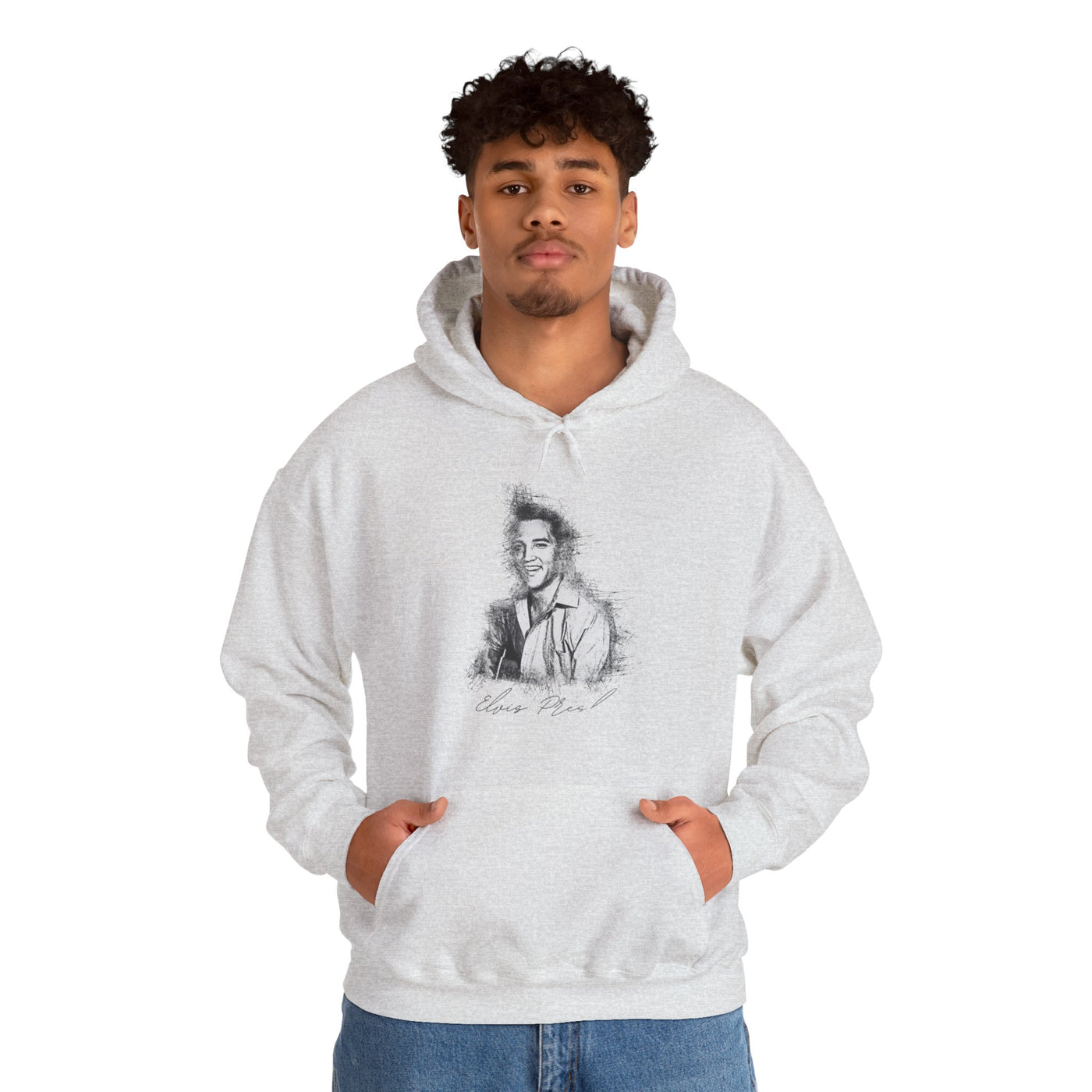Hoodie Elvis Presley Inspired Vintage Design