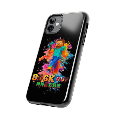 Minecraft Inspired Tough Phone Case - Handyhülle  "Bock auf anders" Colorful Gamer Design