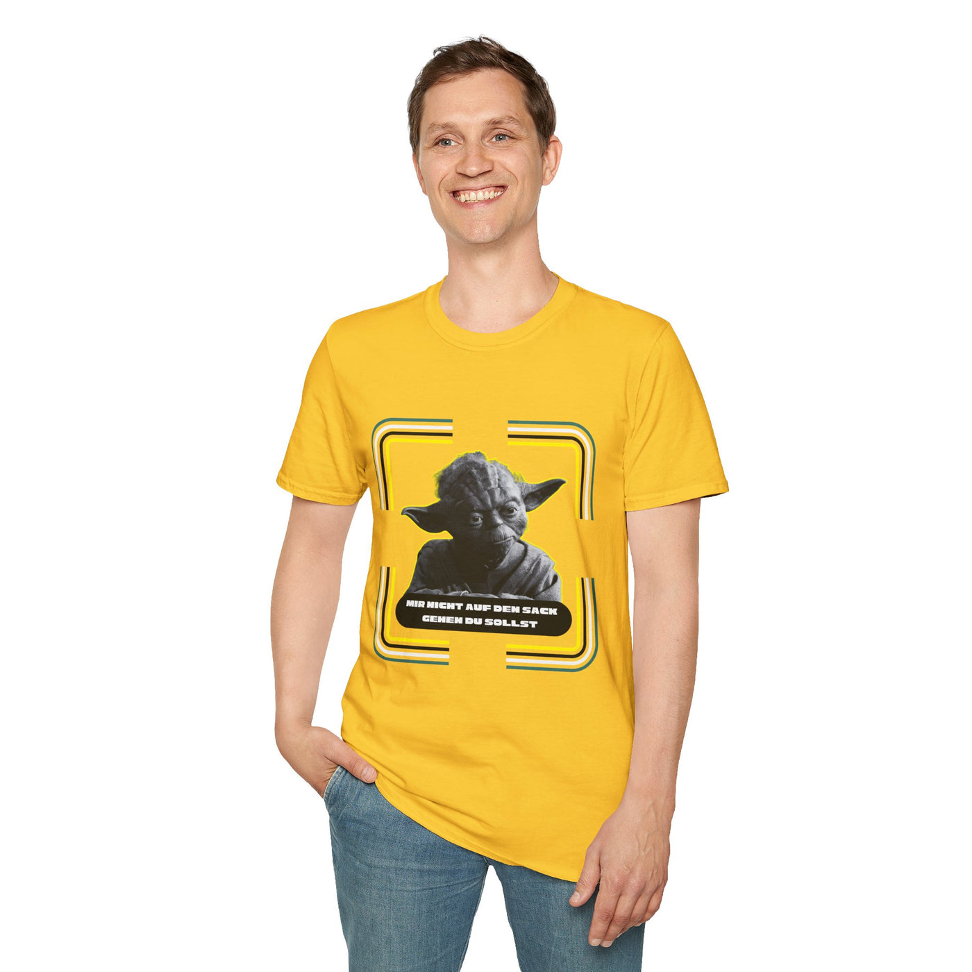 Yoda-Inspired Unisex T-Shirt - 'MIR NICHT AUF DEN... GEHEN DU SOLLST'