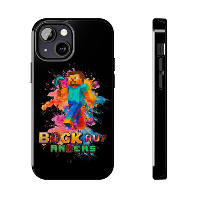 Minecraft Inspired Tough Phone Case - Handyhülle  "Bock auf anders" Colorful Gamer Design