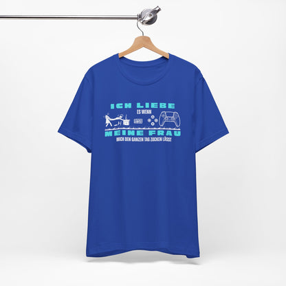 Ich Liebe Meine Frau T-Shirt - Unisex Jersey Tee for Gamers
