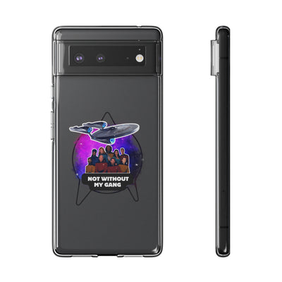 Galaxy-Inspired Soft Phone Case - Not Without My Gang, Star Trek Lovers Handyhülle