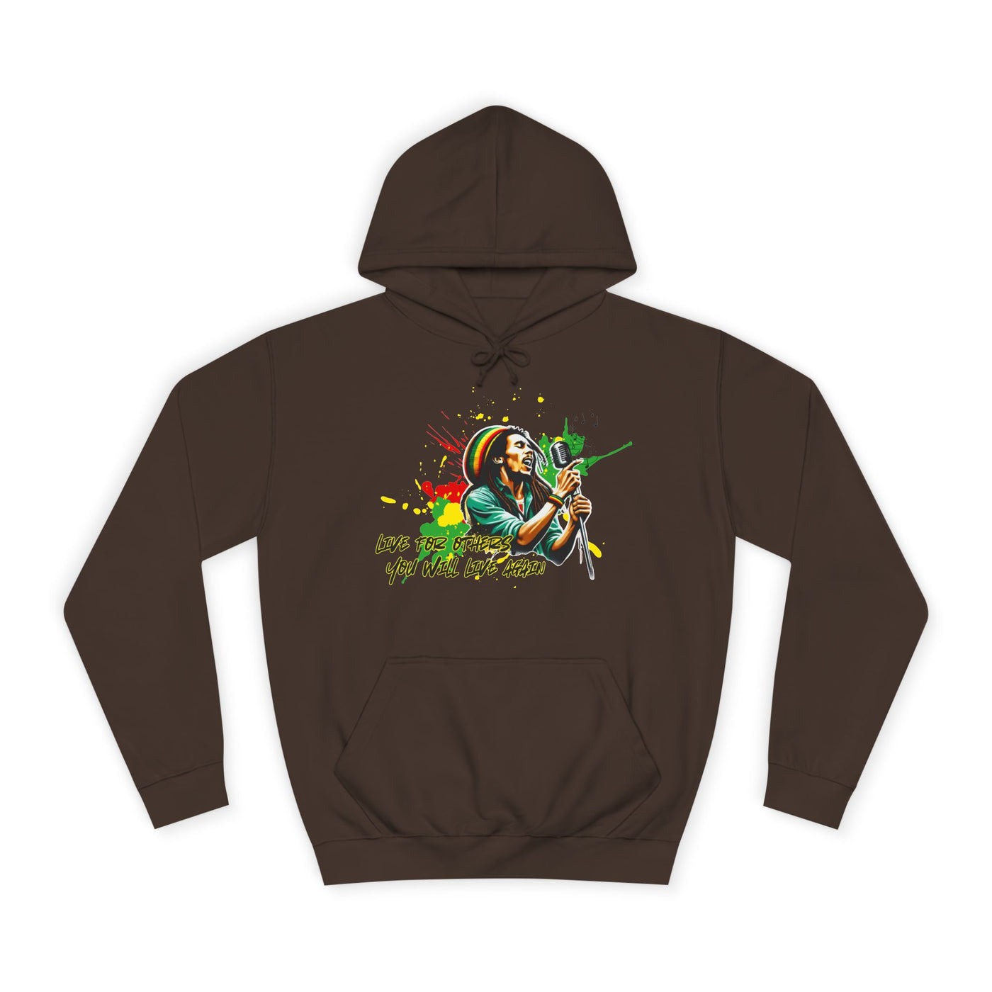 Live for others B  o  b   M a r l e y Hoodie