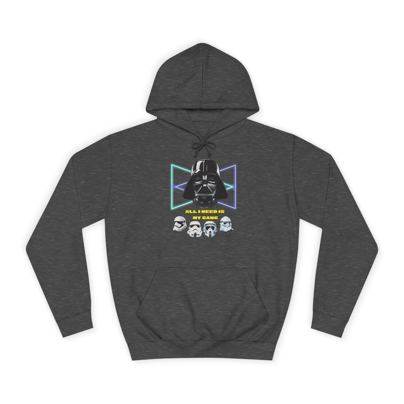 Star Wars unisex Hoodie - Darth Vader &amp; Stormtrooper Design All i need is my gang