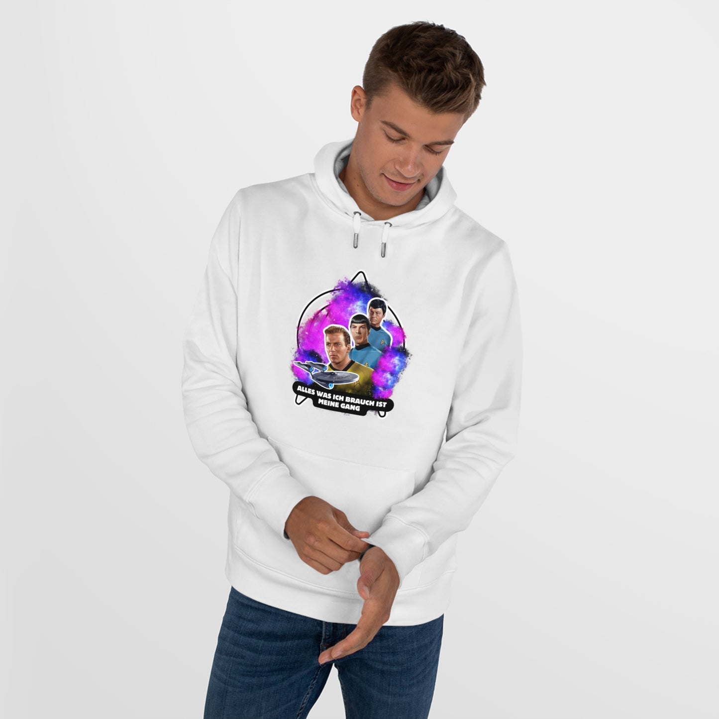 Hoodie Sweatshirt - Star Trek "All I need is my gang"