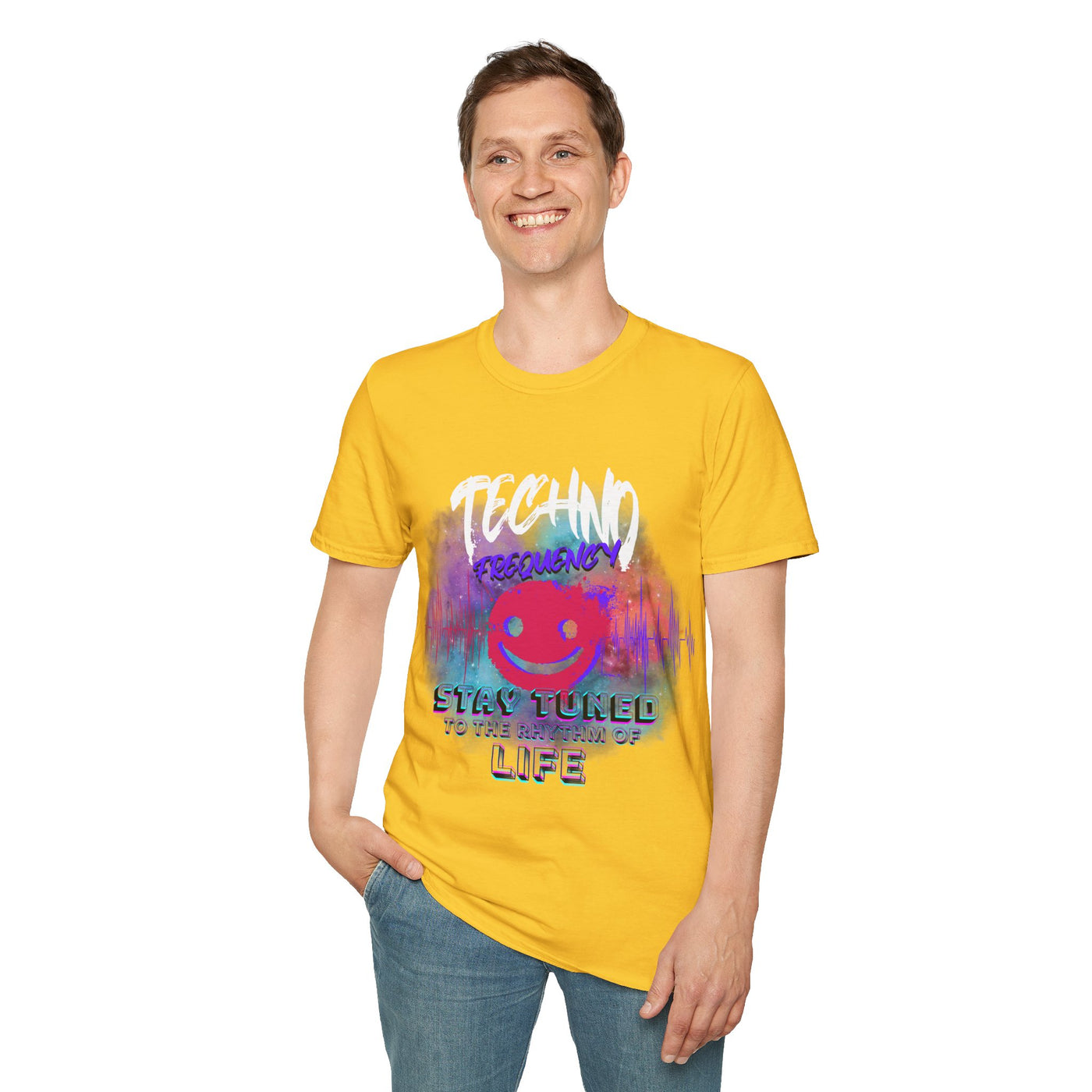 Techno Vibe Unisex T-Shirt | Stay Tuned to the Rhythum of Life