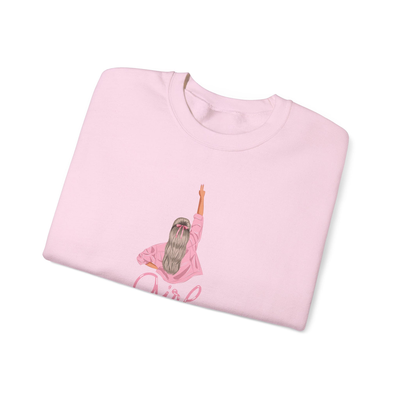 Girl Power Unisex Crewneck Sweatshirt,