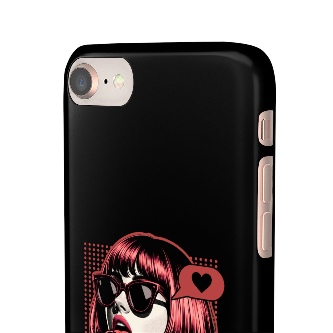 Retro Girl Snap Case Handyhülle