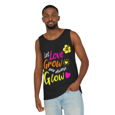 Tank Let Love Grow ... , Motivational Workout Shirt