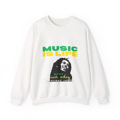 Music Is Life Bob Raggae Sweatshirt