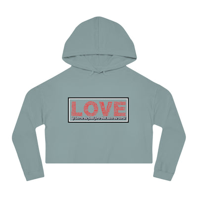 Love Crop Hoodie - Stylish & Cozy Streetwear for Casual Outings
