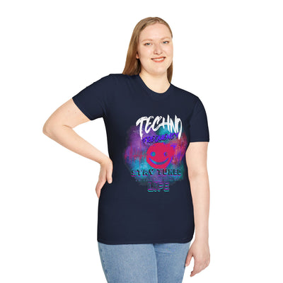 Techno Vibe Unisex T-Shirt | Stay Tuned to the Rhythum of Life