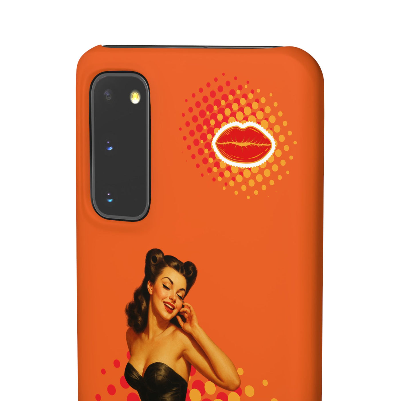Retro Pin-Up - Handyhülle - Snap Case - Bold 'Wow' Design