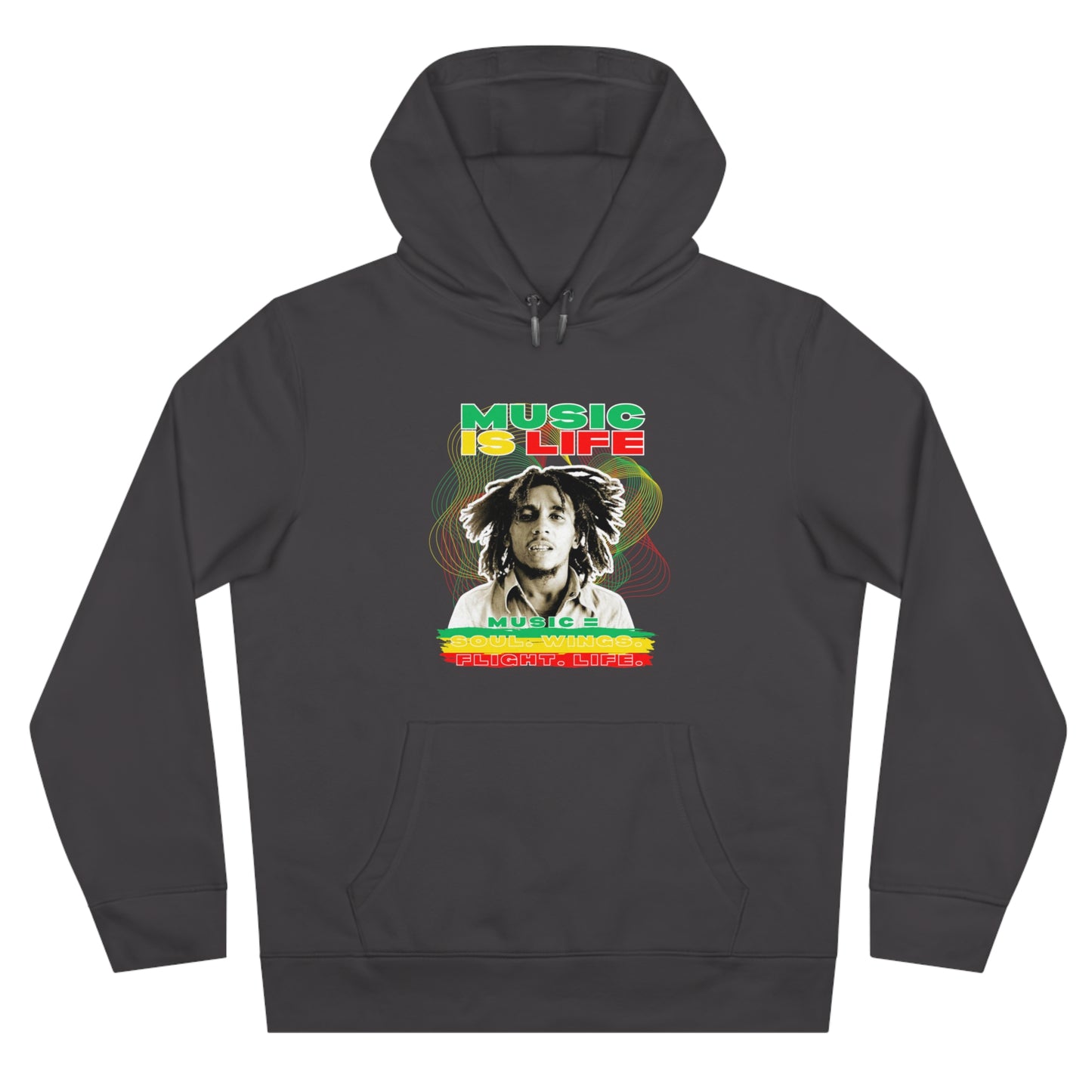 Music Is Life King Hooded Sweatshirt | Perfect for music lovers