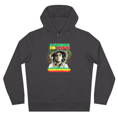 Music Is Life King Hooded Sweatshirt | Perfect for music lovers