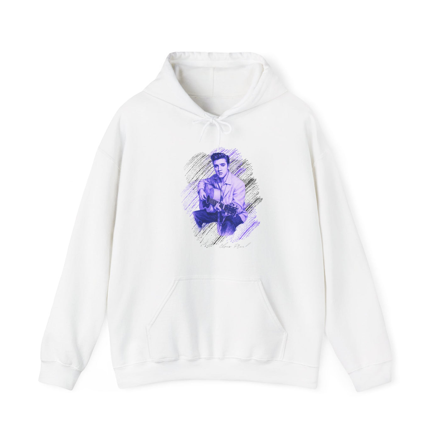 Elvis Presley Vintage-Inspired Unisex Hooded Sweatshirt
