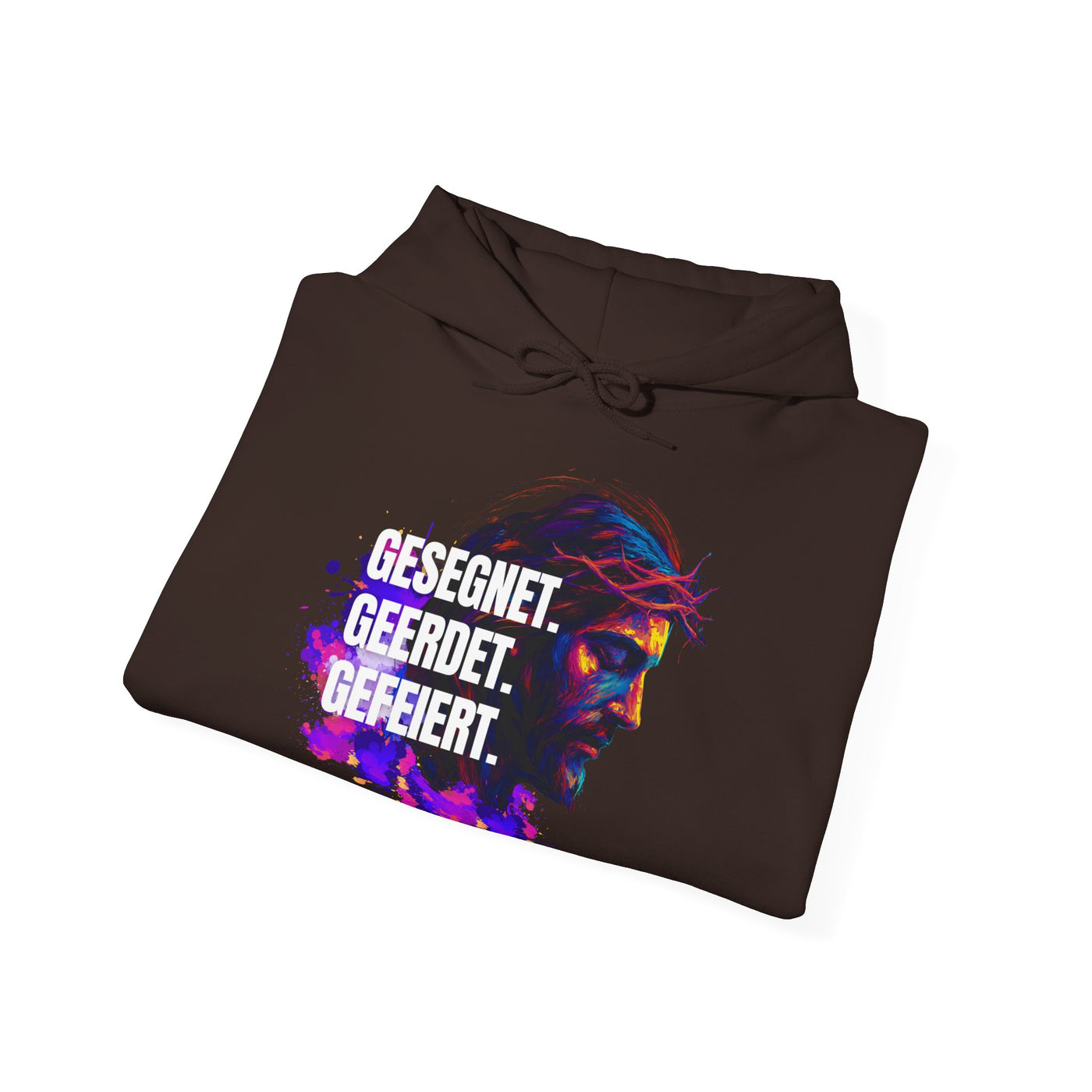 Jesus Colorful - with saying Blessed- Grounded - Celebrated