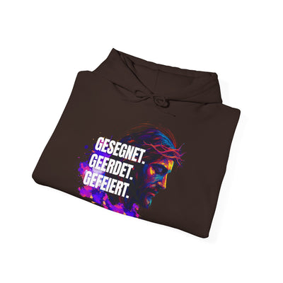 Jesus Colorful - with saying Blessed- Grounded - Celebrated