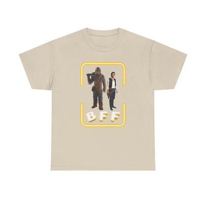 BFF Chewbacca & Han Solo Unisex Heavy Cotton Shirt
