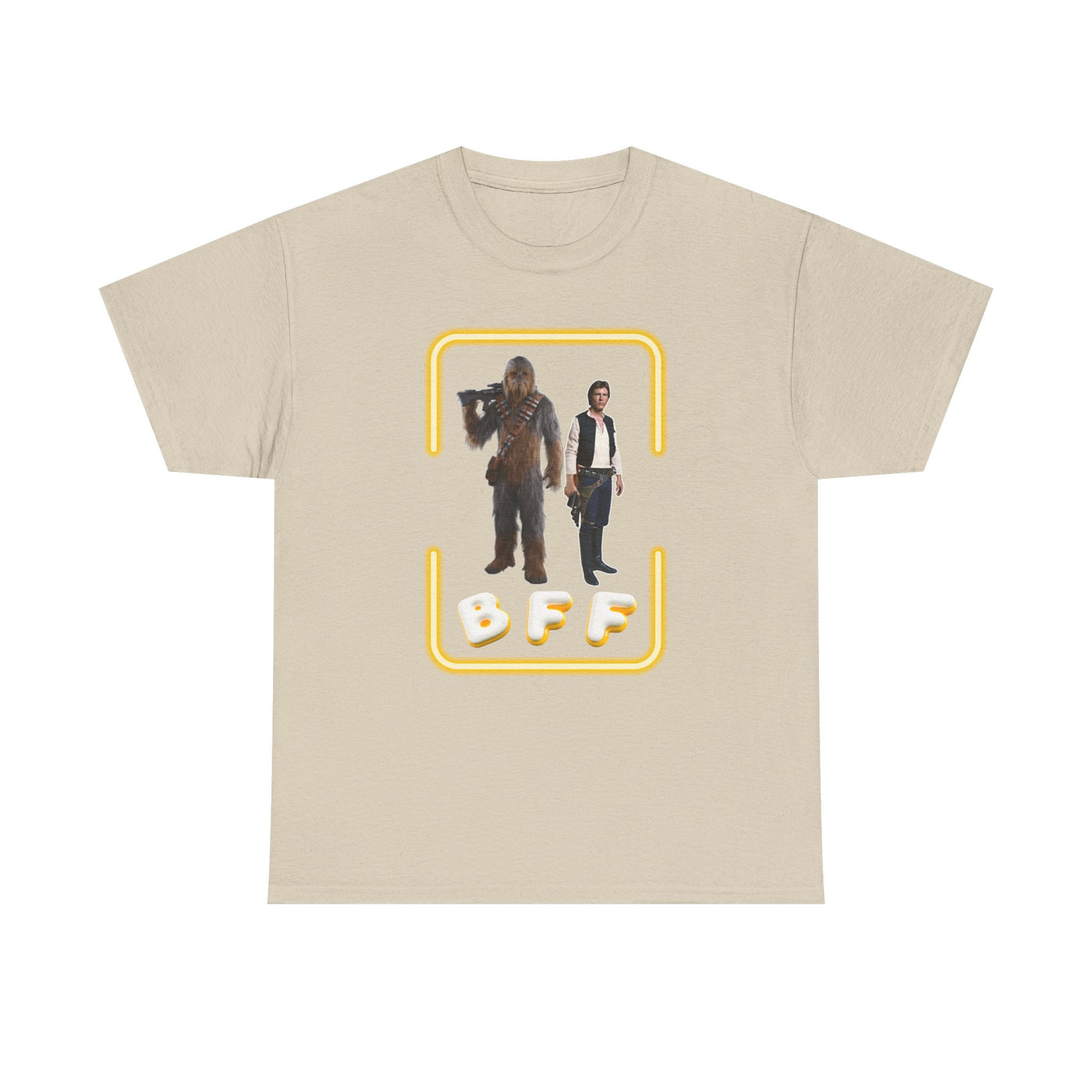 BFF Chewbacca &amp; Han Solo Unisex Heavy Cotton Shirt