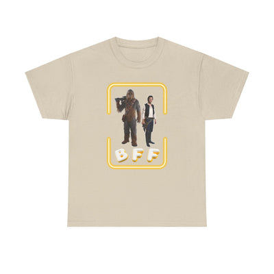 BFF Chewbacca &amp; Han Solo Unisex Heavy Cotton Shirt