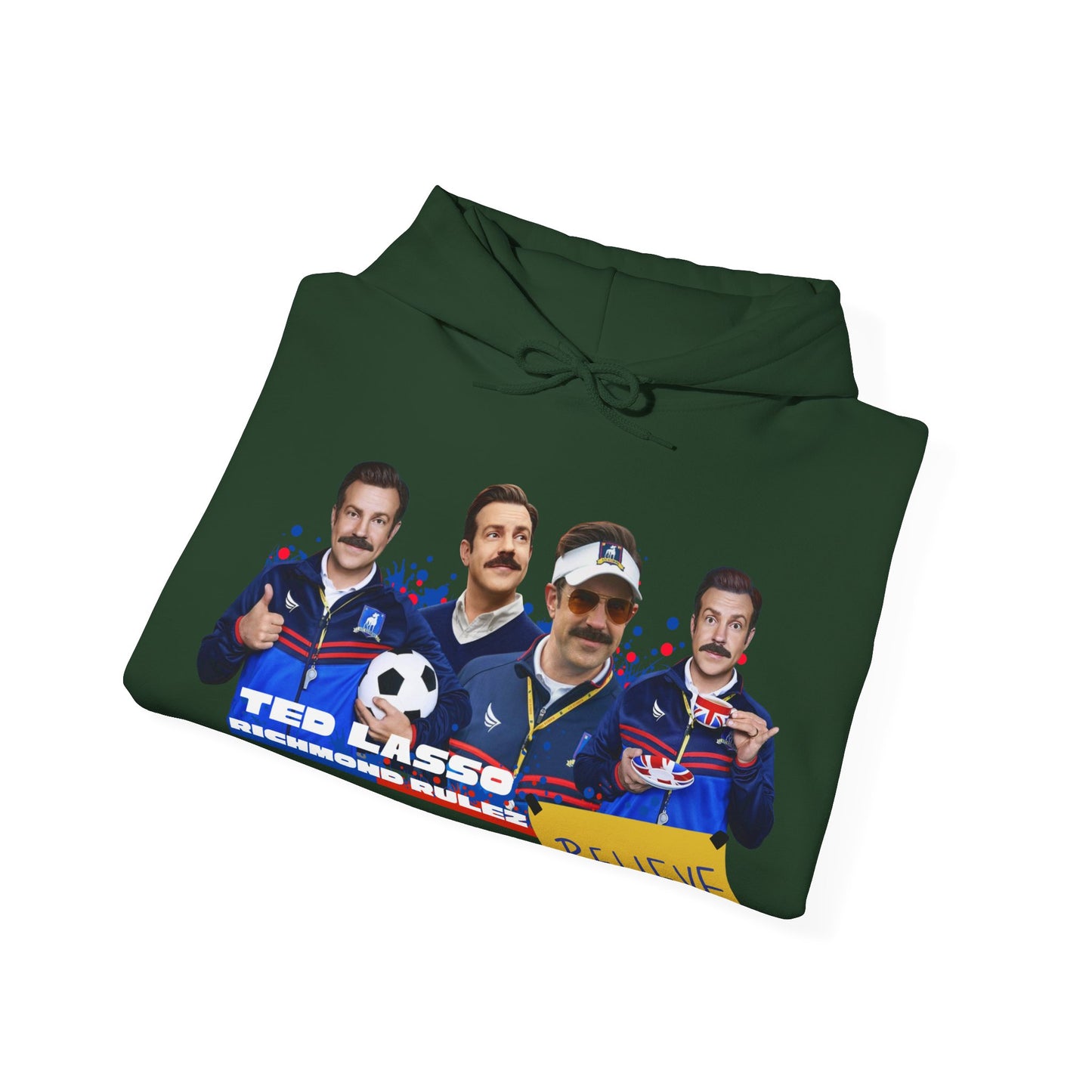 Ted Lasso "Believe" Hooded Sweatshirt - Unisex Heavy Blend™