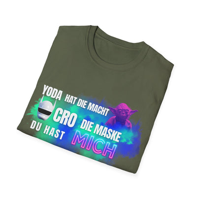 Funny Star Wars Yoda Quote Unisex T-Shirt - Yoda hat die Macht. Cro die Maske. Du hast… MICH.