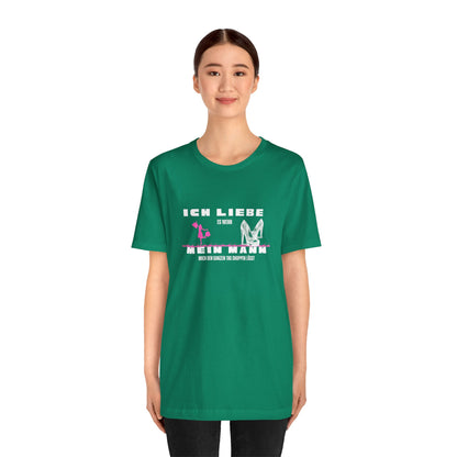 I Love My Husband "Shopping" Unisex Jersey Short Sleeve Tee