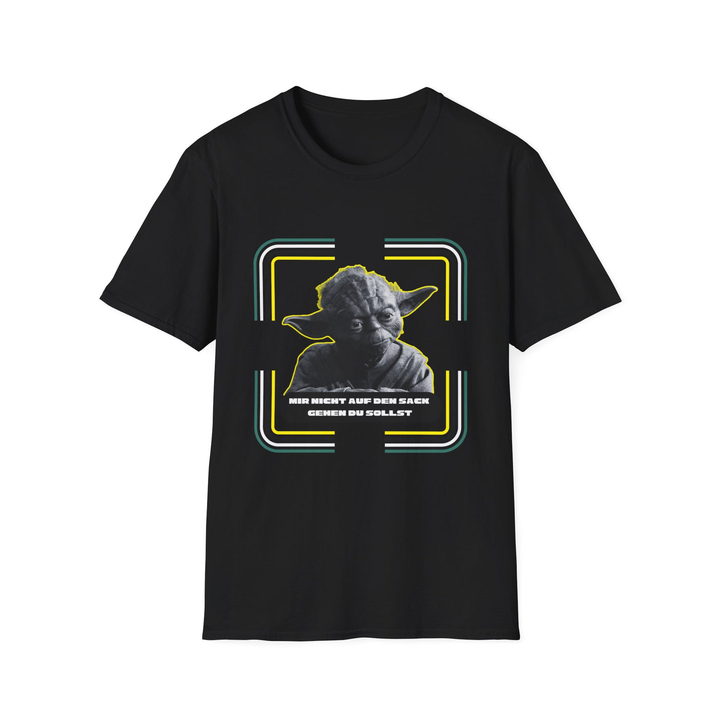 Yoda-Inspired Unisex T-Shirt - 'MIR NICHT AUF DEN... GEHEN DU SOLLST'