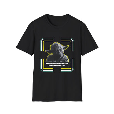 Yoda-Inspired Unisex T-Shirt - 'MIR NICHT AUF DEN... GEHEN DU SOLLST'