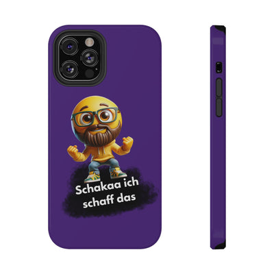 Motivational Impact-Resistant Phone Case - "Schakaa ich schaff das"