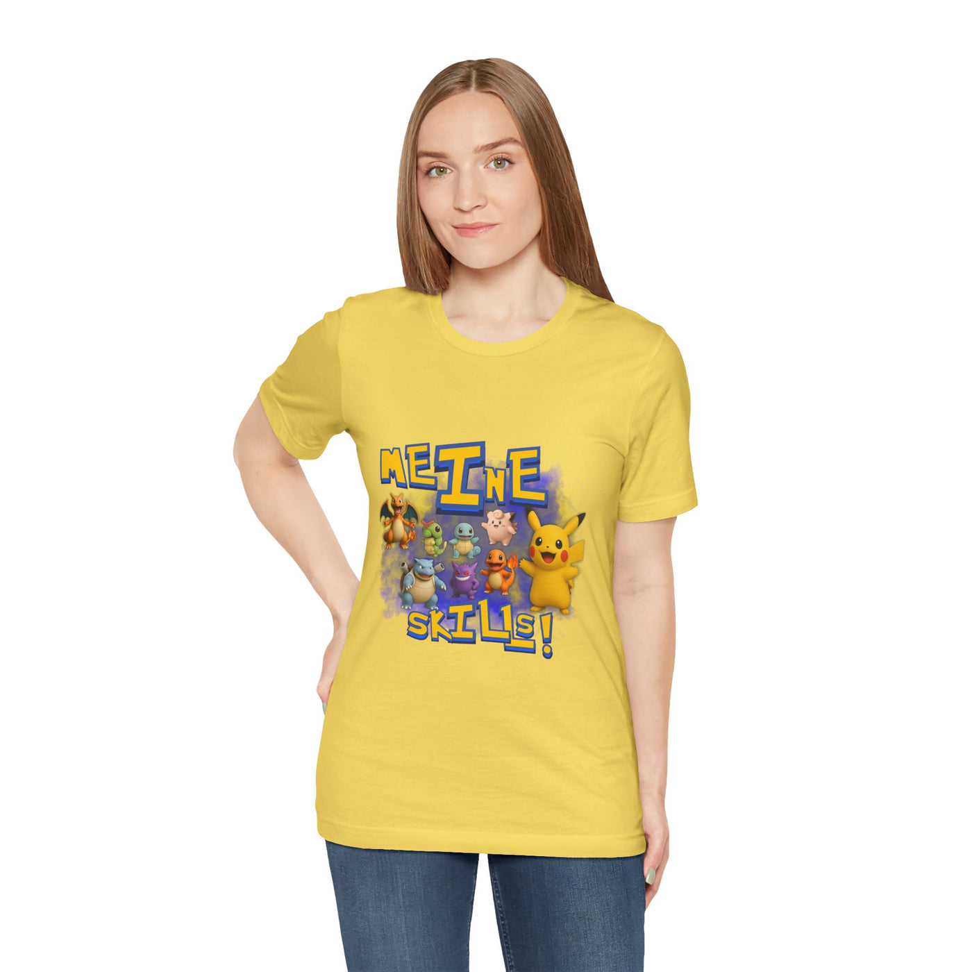 Pokemon Skills Unisex Tee, Fun Casual Shirt