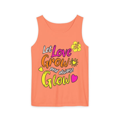 Tank Let Love Grow ... , Motivational Workout Shirt