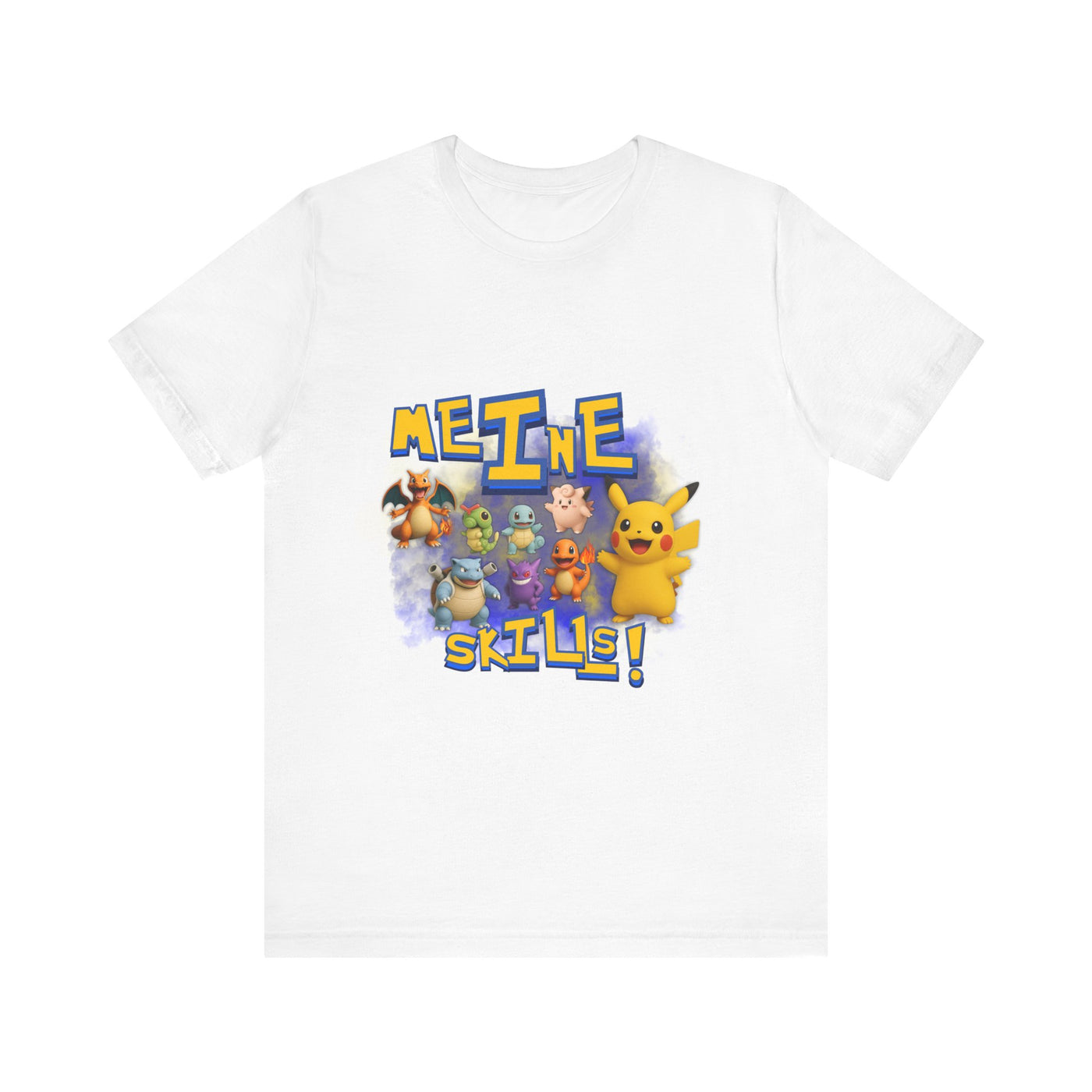 Pokemon Skills Unisex Tee, Fun Casual Shirt