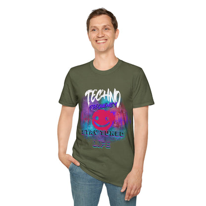 Techno Vibe Unisex T-Shirt | Stay Tuned to the Rhythum of Life