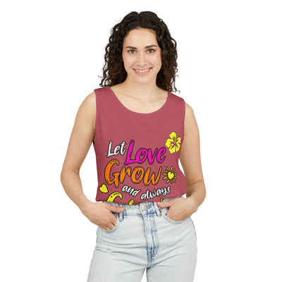Tank Let Love Grow ... , Motivational Workout Shirt