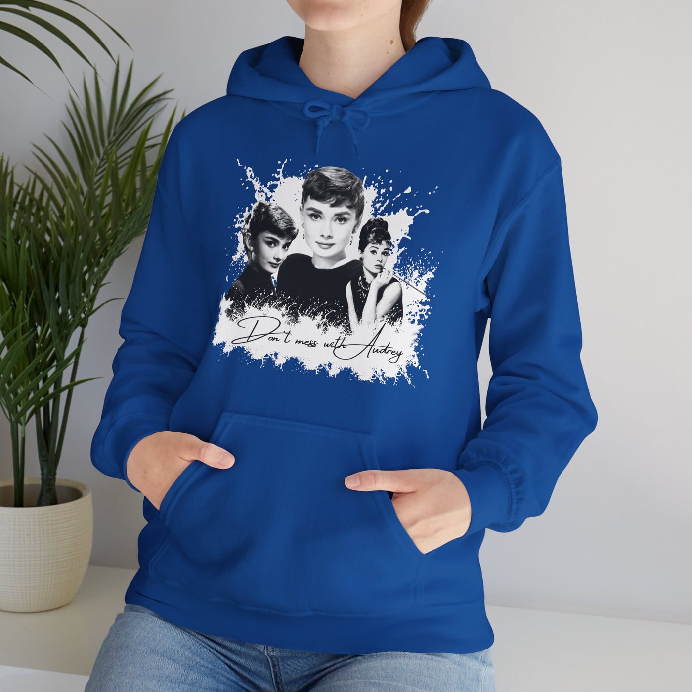 Retro Audrey Hepburn Hoodie - Classic Style