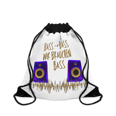 Bass Music Drawstring Bag